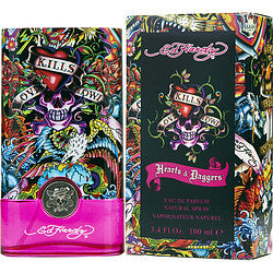 Ed Hardy Hearts & Daggers By Christian Audigier Eau De Parfum Spray 3.4 Oz