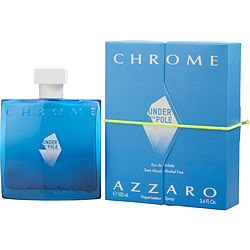 Chrome Under The Pole By Azzaro Edt Spray (alcohol Free) 3.4 Oz