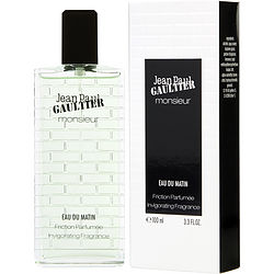 Jean Paul Gaultier Monsieur Eau Du Matin By Jean Paul Gaultier Invigorating Fragrance 3.3 Oz