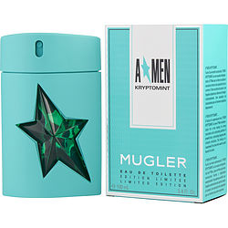 Angel Men Kryptomint By Thierry Mugler Edt Spray 3.4 Oz (limited Edition)