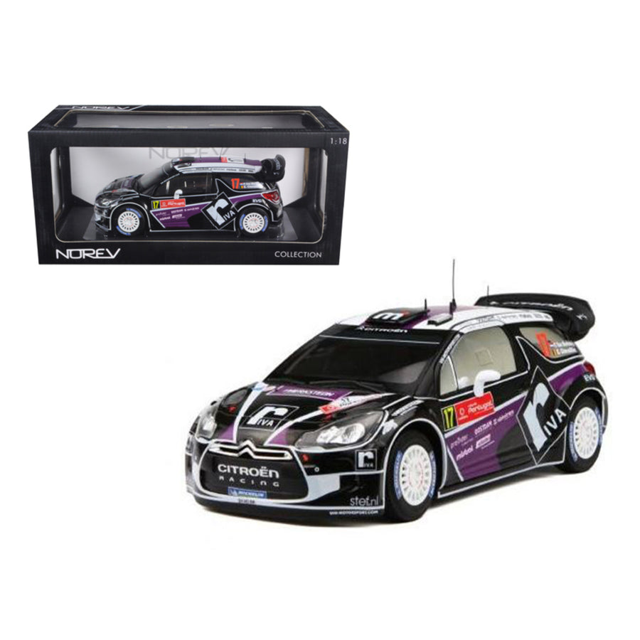 Citroen Ds3 #17 Wrc Rally Portugal 2012 Merksteijn Jr / Chevallier 1/18 Diecast Car Model By Norev 181559