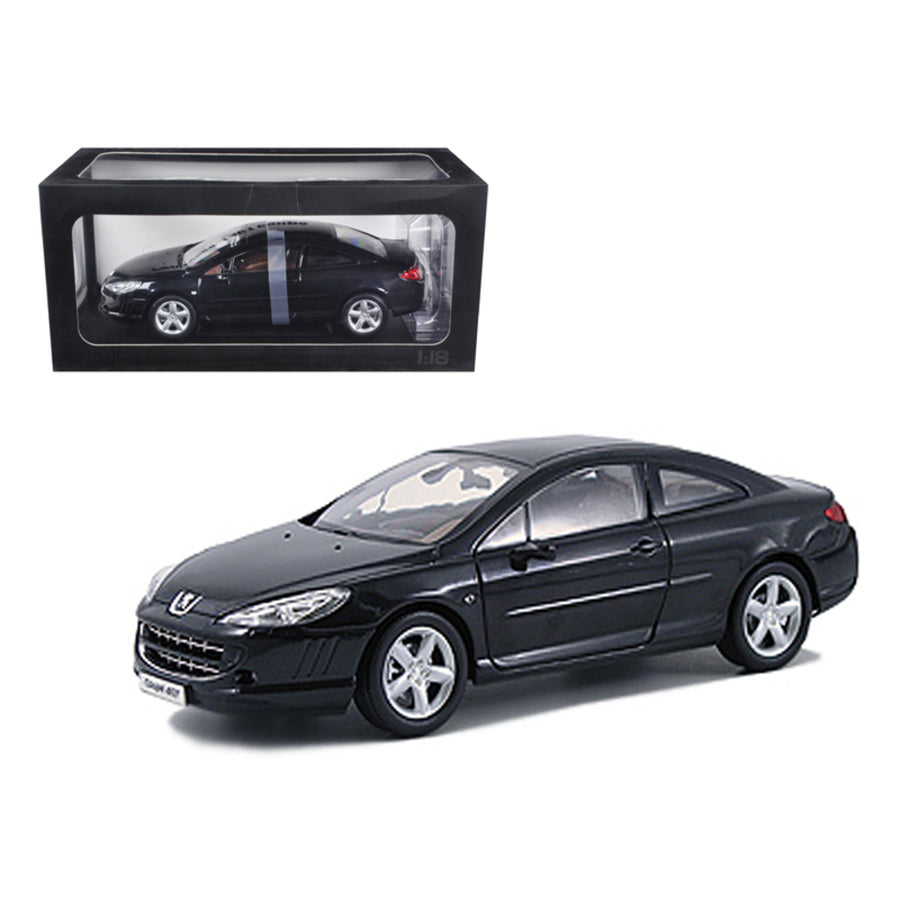 Peugeot 407 Black 1/18 Diecast Model Car By Norev 184752bk