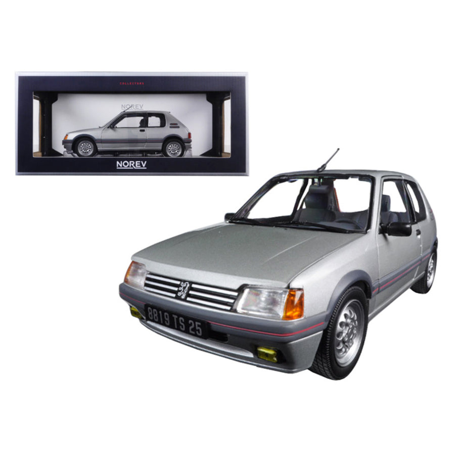 1988 Peugeot 205 Gti 1.6 Futura Grey 1/18 Diecast Model Car By Norev 184852