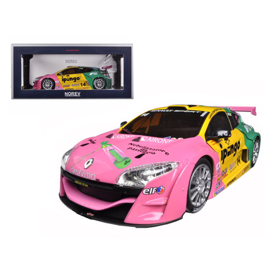 2012 Renault Megane #14 Throphy Winner Team Oregon-costa 1/18 Diecast Model Car By Norev 185113
