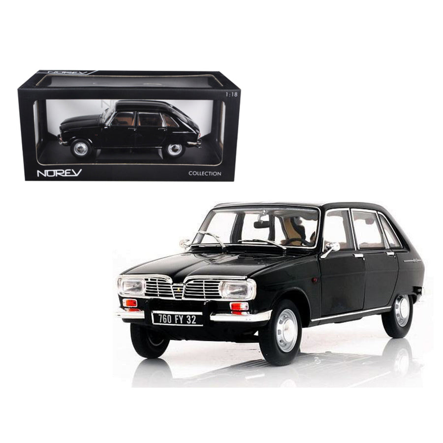 1967 Renault 16 Black 1/18 Diecast Car Model By Norev 185129