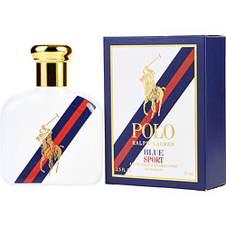 Polo Blue Sport By Ralph Lauren Edt Spray 2.5 Oz