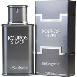 Kouros Silver By Yves Saint Laurent Edt Spray 3.3 Oz