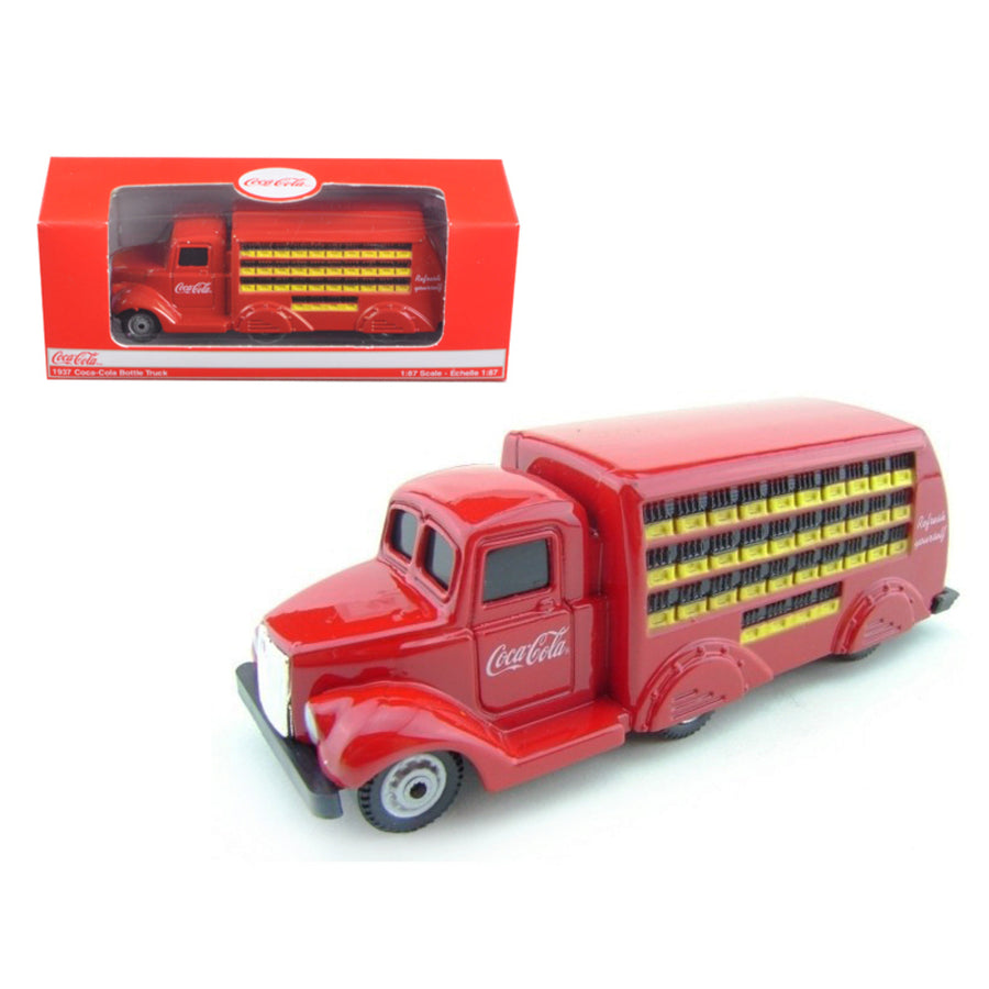 1937 Coca Cola Delivery Bottle Truck 1:87 Ho Scale Diecast Model By Motorcity Classics 424132