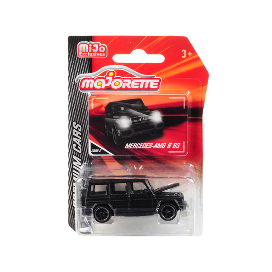 Mercedes Amg G 63 Matt Black Premium Cars 1/61 Diecast Model Car By Majorette 3052mj7