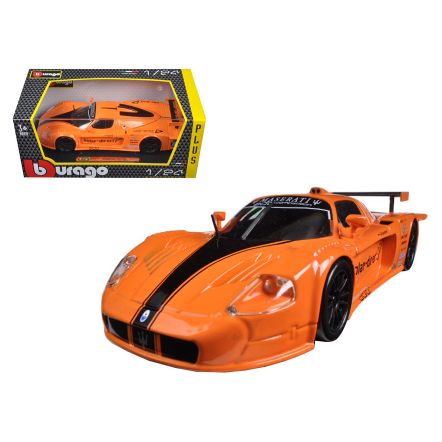 Maserati Mc 12 Orange 1/24 Diecast Model Car By Bburago 21078or