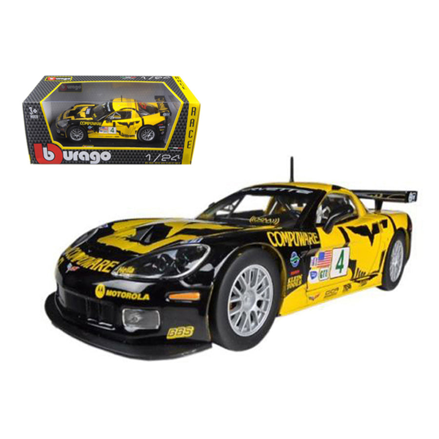 Chevrolet Corvette C6r#4 1/24 Diecast Car Model By Bburago 28003