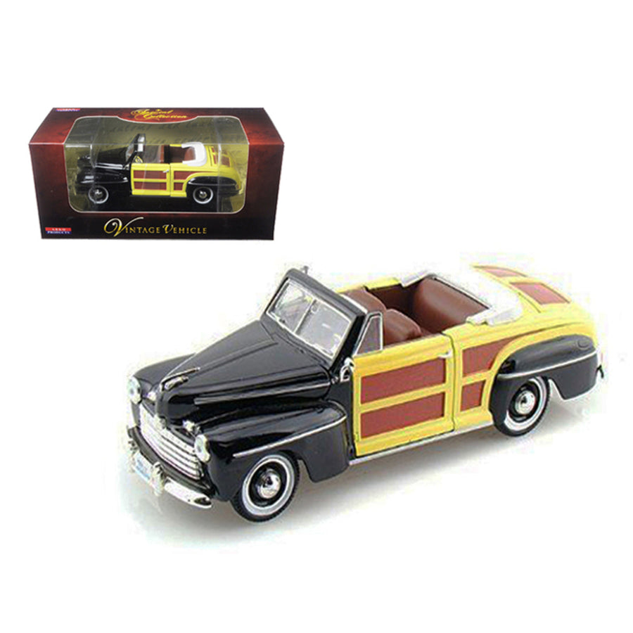 1946 Ford Woody Sportsman Black 1/32 Diecast Car Model By Arko Products 04601bk