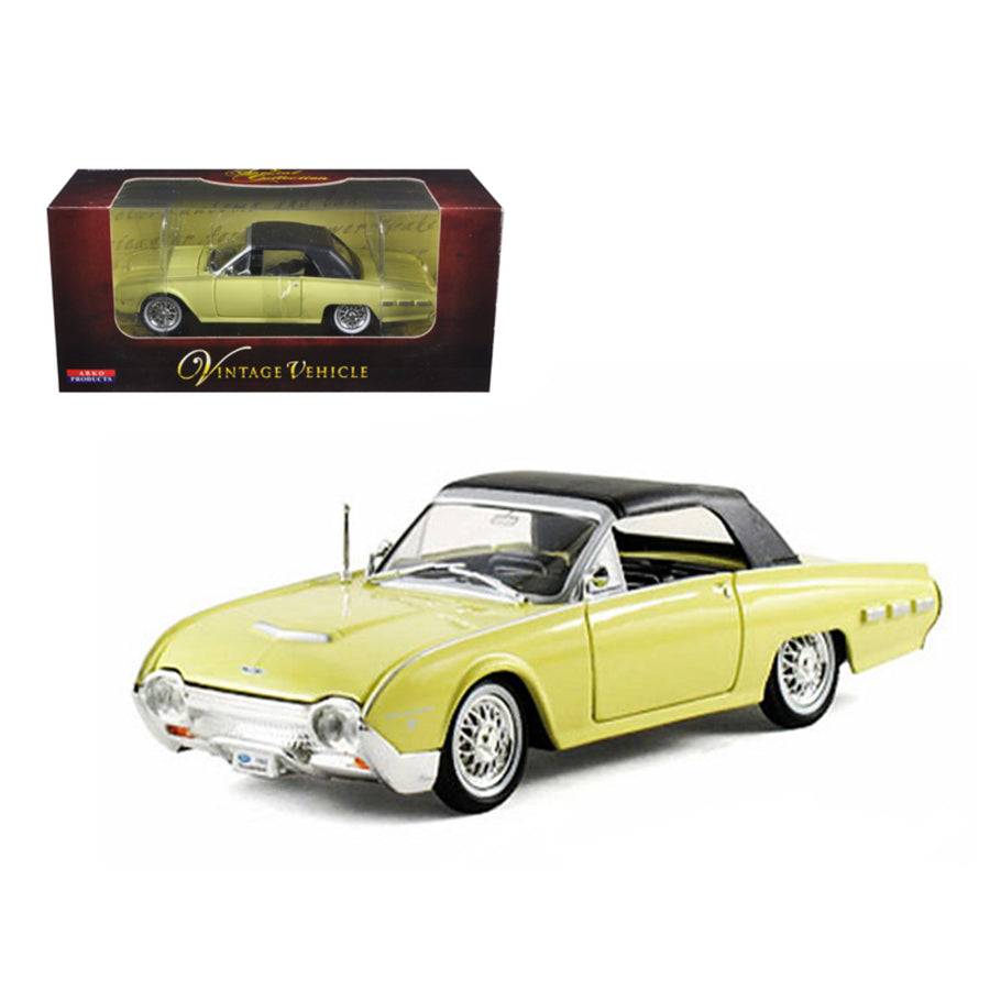 1962 Ford Thunderbird Yellow 1/32 Diecast Car Model By Arko Products 06201y