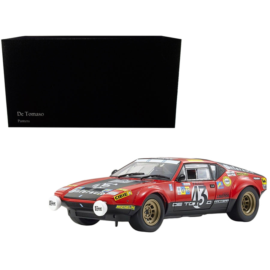 De Tomaso Pantera #43 Pierre Rubens Le Mans (1975) 1/18 Diecast Model Car By Kyosho 08855a