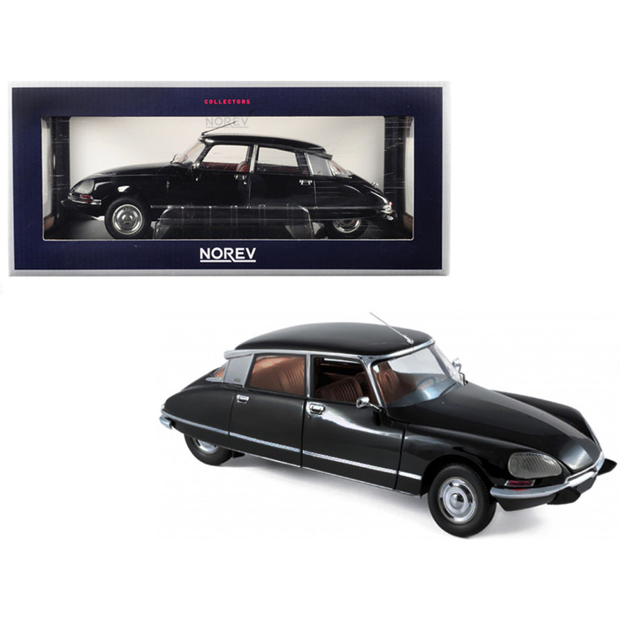 1974 Citroen Ds 23 Pallas Black 1/18 Diecast Model Car By Norev 181482