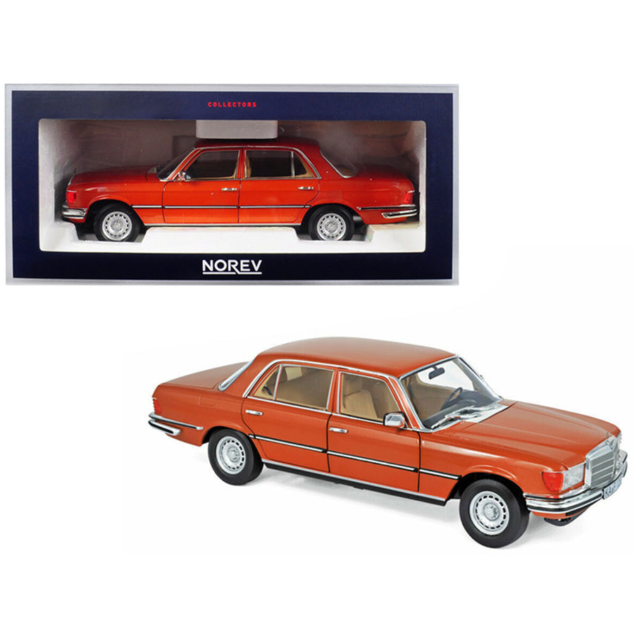 1976 Mercedes Benz 450 Sel 6.9 Metallic Orange 1/18 Diecast Model Car By Norev 183459