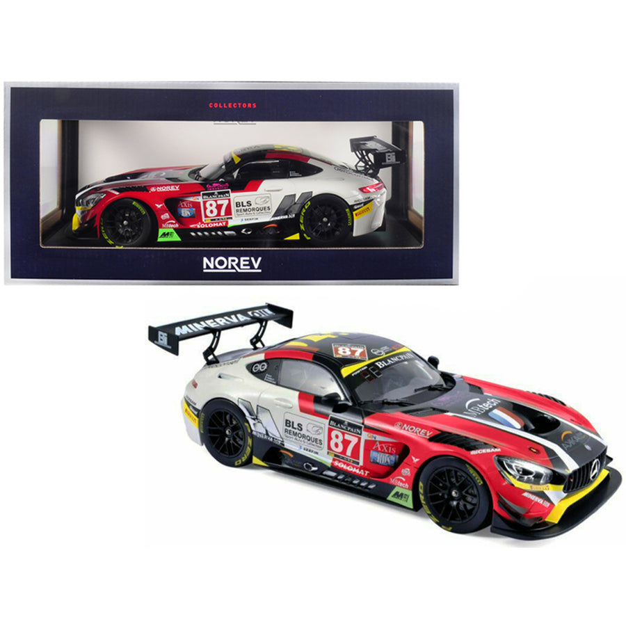 Mercedes Amg Gt3 #87 Ricci / Beaubelique / Vannelet (team Akka) Winners Gt Series Monza 2016 1/18 Diecast Model Car By Norev 183492