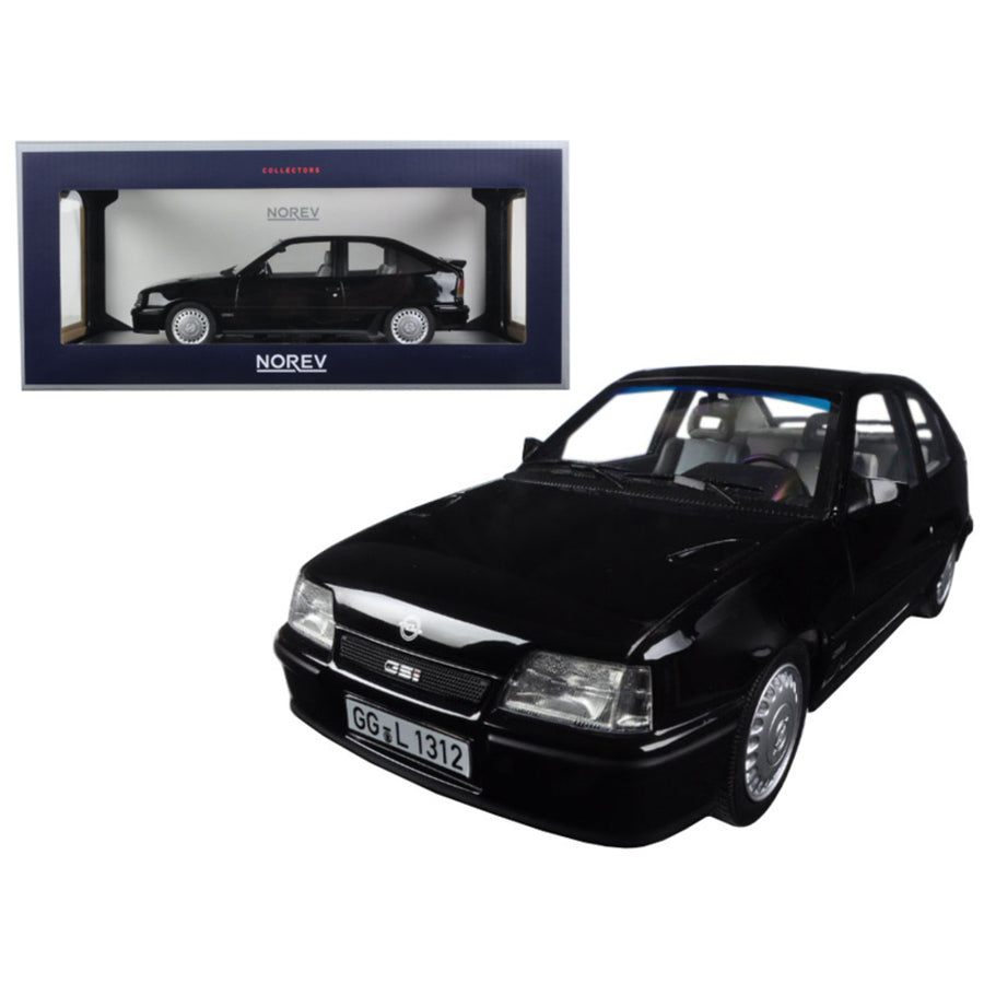 1987 Opel Kadett Gsi Black 1/18 Diecast Model Car By Norev 183612