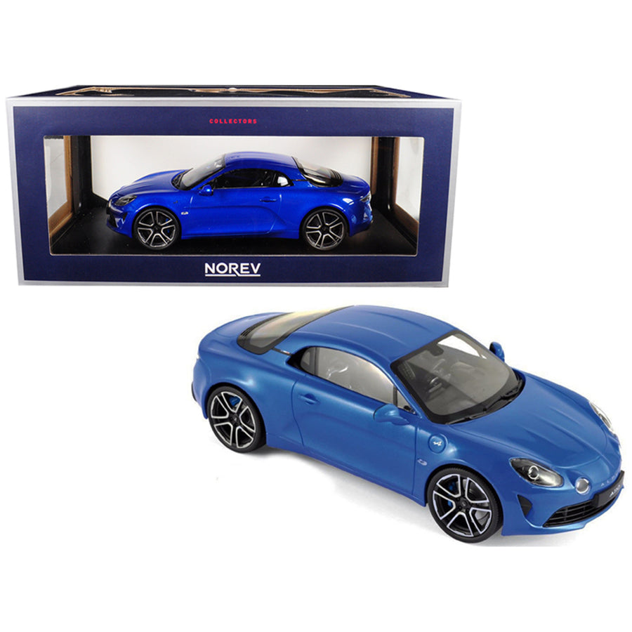 2017 Renault A110 Alpine Blue 1/18 Diecast Model Car By Norev 185148