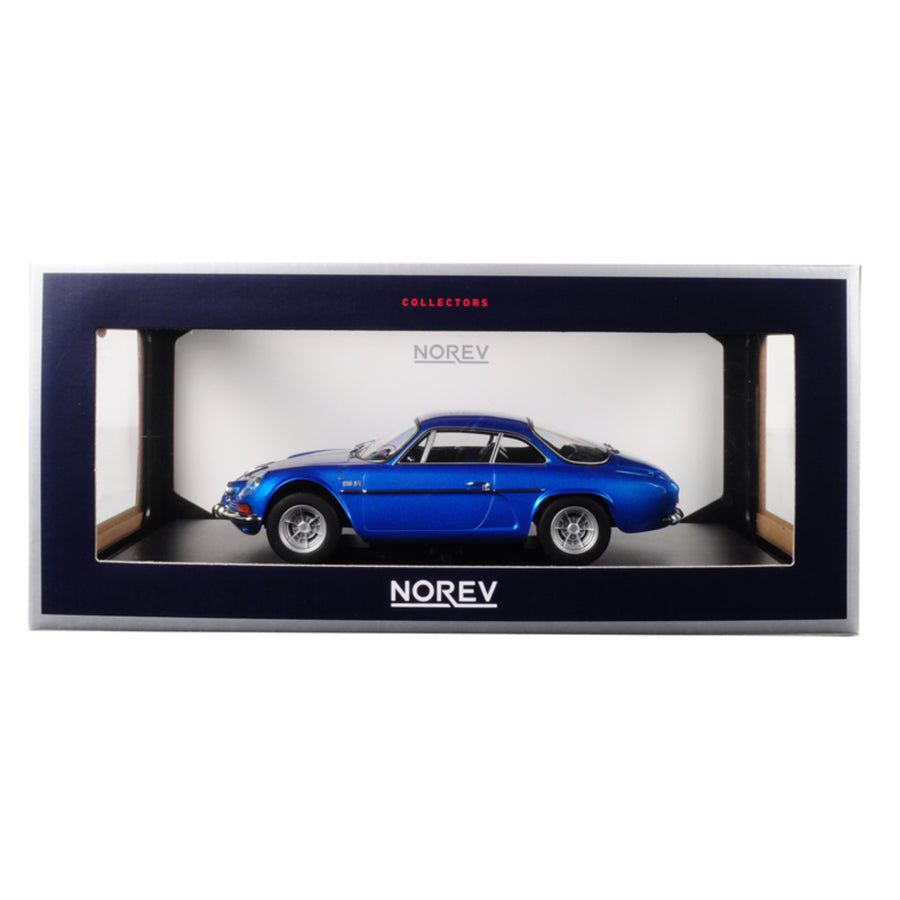 1971 Renault Alpine A110 1600s Metallic Blue 1/18 Diecast Model Car By Norev 185300
