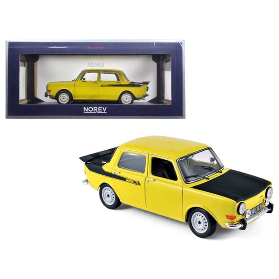 1976 Simca 1000 Rally 2 Maya Yellow 1/18 Diecast Model Car By Norev 185708