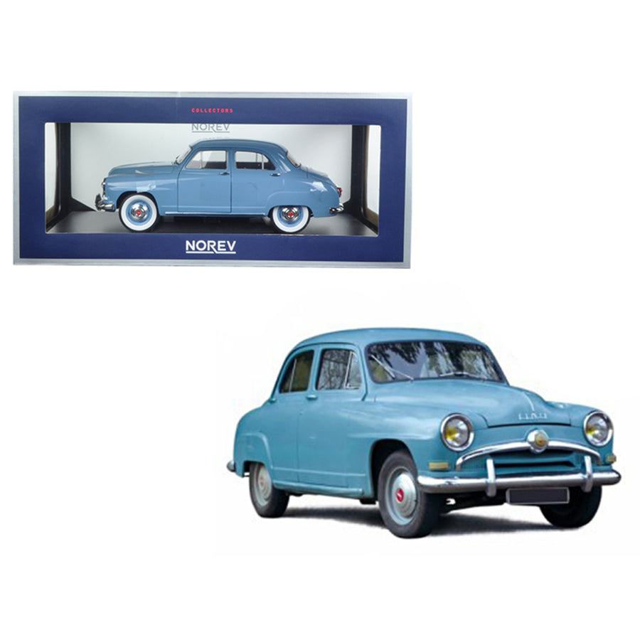 1954 Simca Aronde Light Blue 1/18 Diecast Model Car By Norev 185741