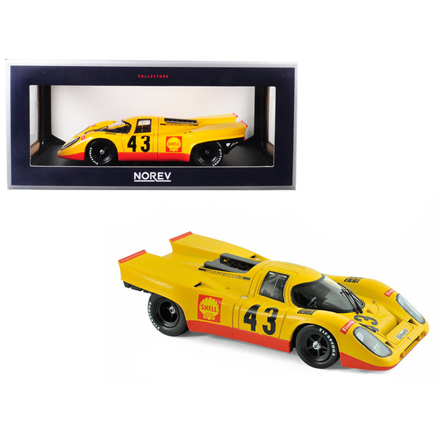 Porsche 917k Shell #43 Laine/ Van Lennep 5th Place 1970 1000km Spa 1/18 Diecast Model Car By Norev 187585