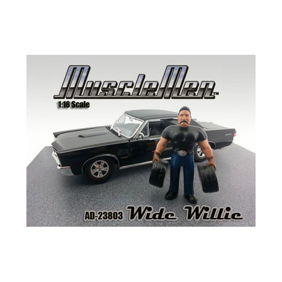 Musclemen Wide Willie Figure For 1:18 Diecast Car Models By American Diorama 23803