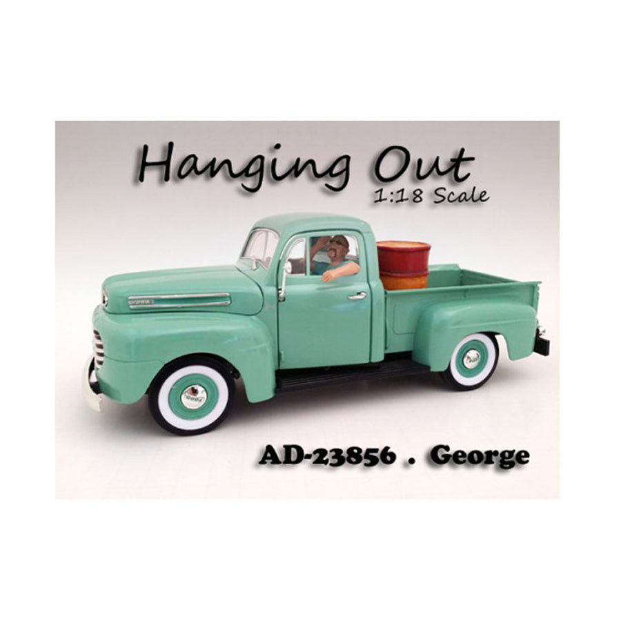 Hanging Out George Figure For 1:18 Scale Models By American Diorama 23856
