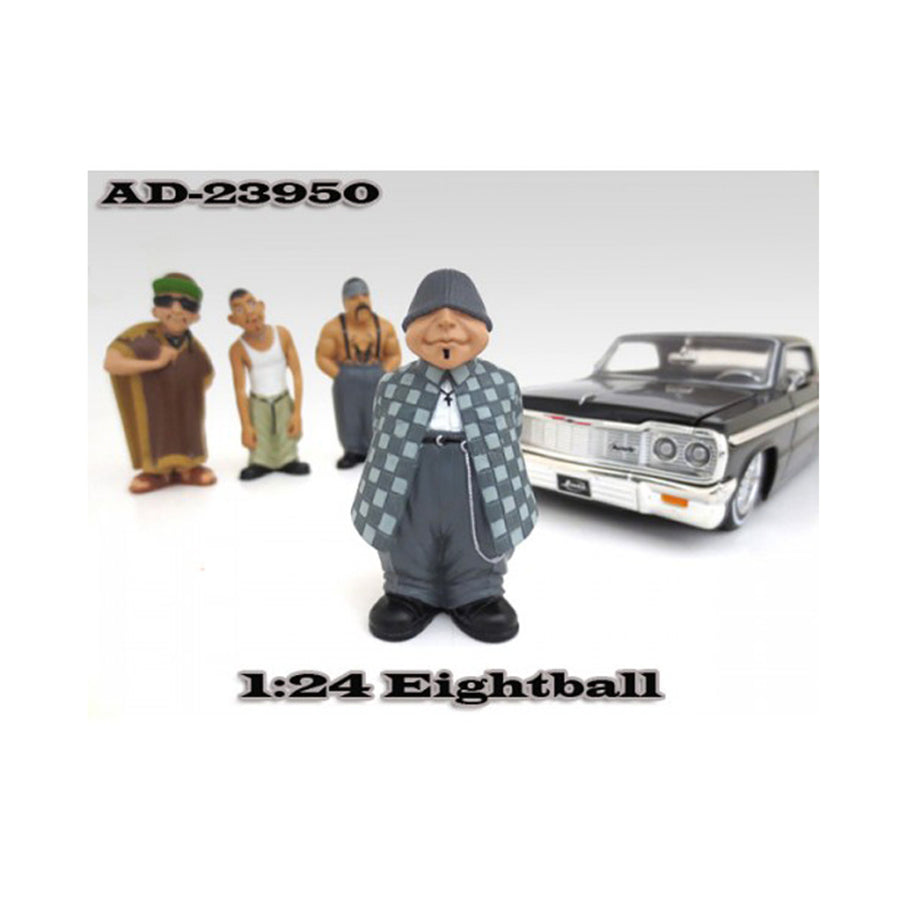 Eightball Homies Figure For 1/24 Scale Models By American Diorama 23950