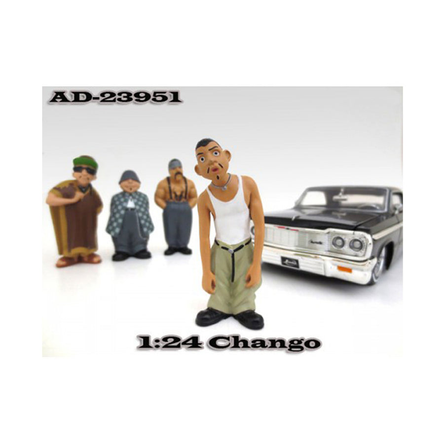 Chango Homies Figure For 1:24 Scale Diecast Model Cars By American Diorama 23951