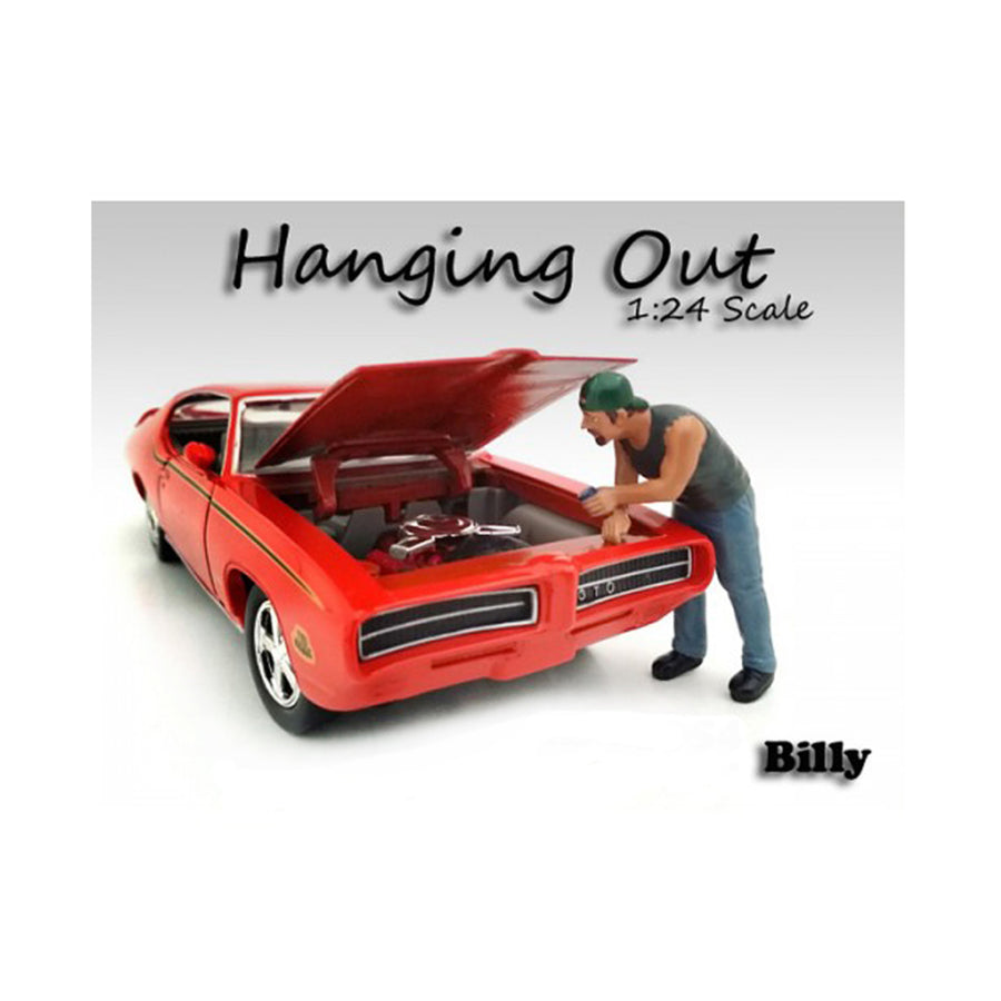 Hanging Out Billy Figure For 1/24 Scale Models By American Diorama 23958
