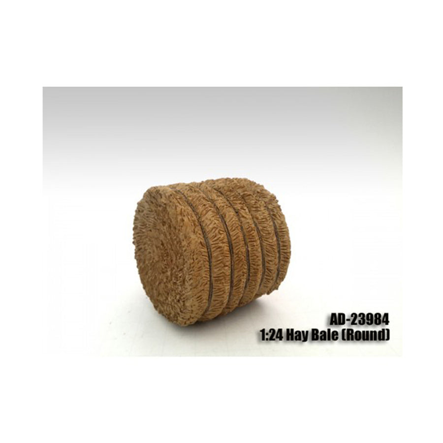 Hay Bale Round Accessory 1:24 Scale Models By American Diorama 23984