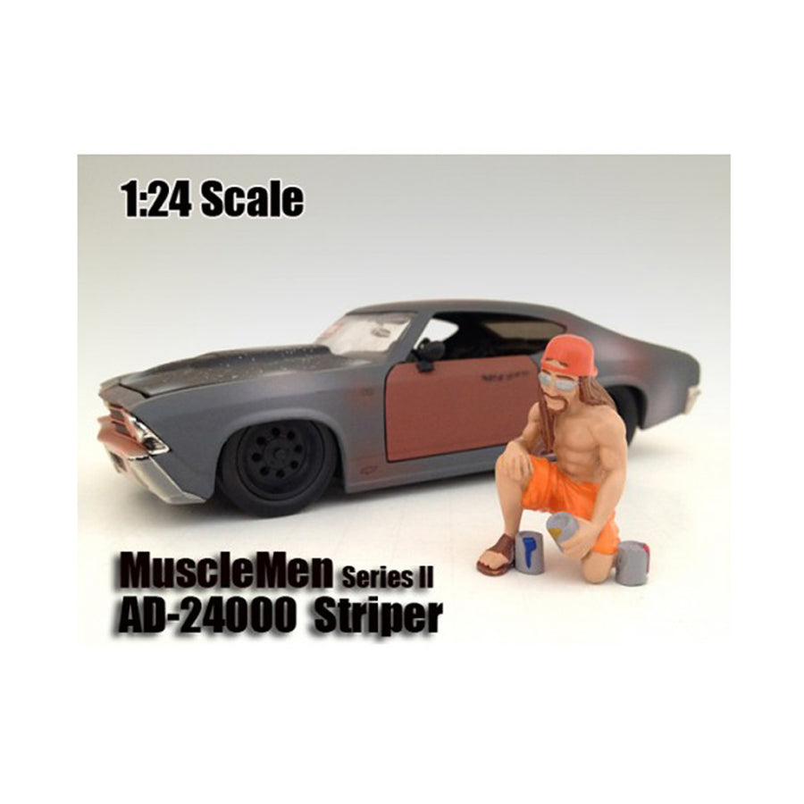 Musclemen Striper Figure For 1:24 Scale Models By American Diorama 24000