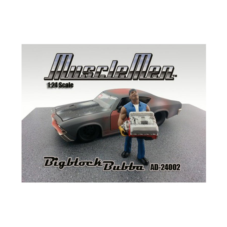 Musclemen Bigblock Bubba Figure For 1:24 Diecast Model Cars By American Diorama 24002