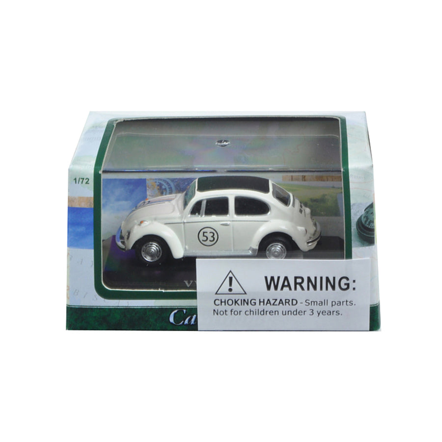 Volkswagen Beetle #53 In Display Case 1/72 Diecast Model Car By Cararama 71470