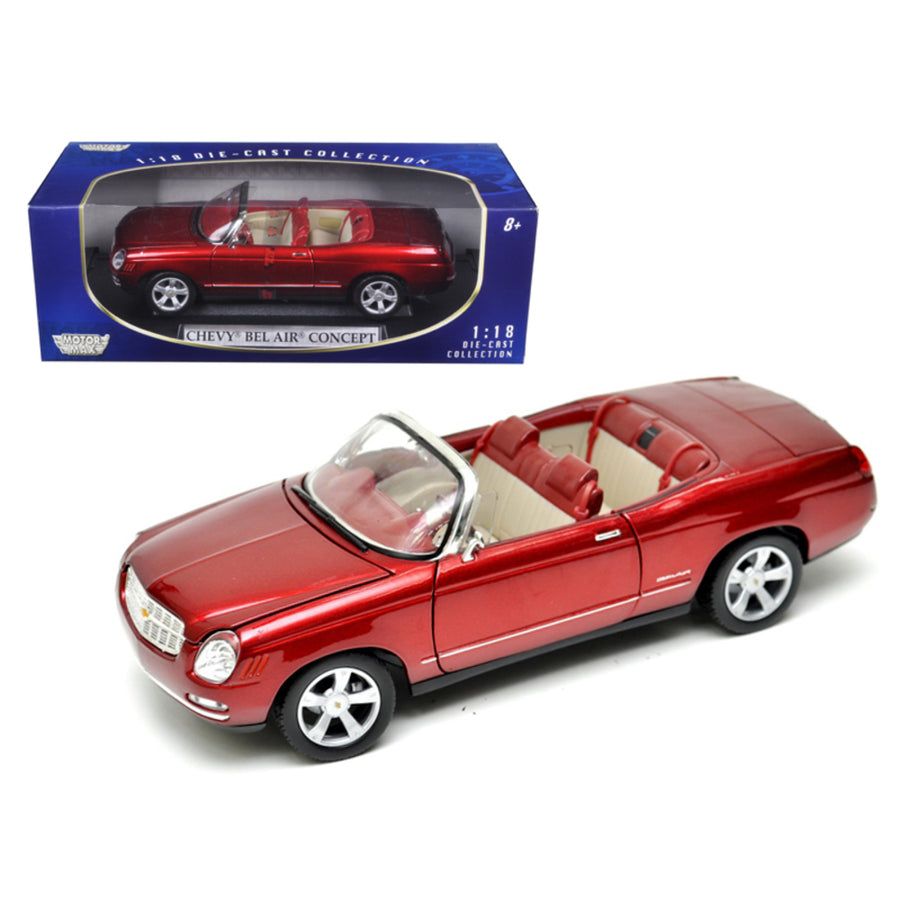 Chevrolet Bel Air Concept Red 1/18 Diecast Model Car By Motormax 73142rd