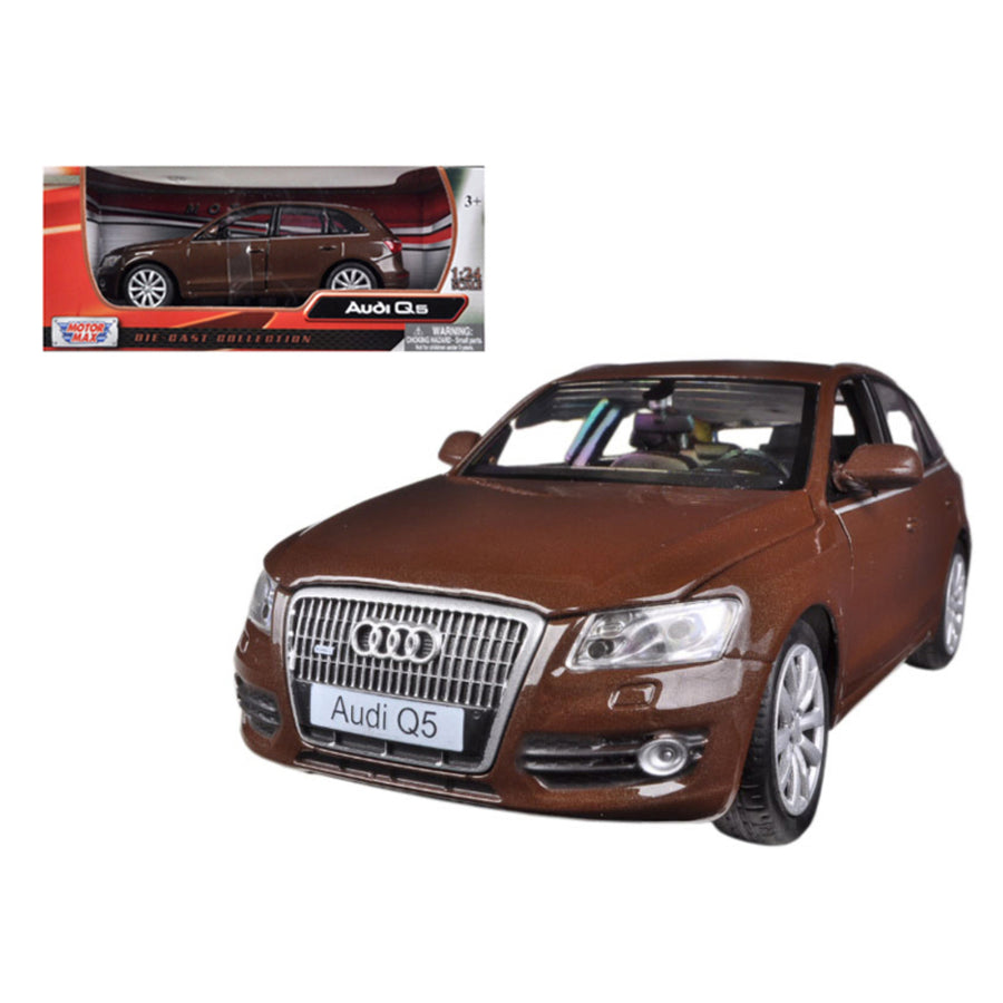 Audi Q5 Brown 1/24 Diecast Car Model By Motormax 73385brn