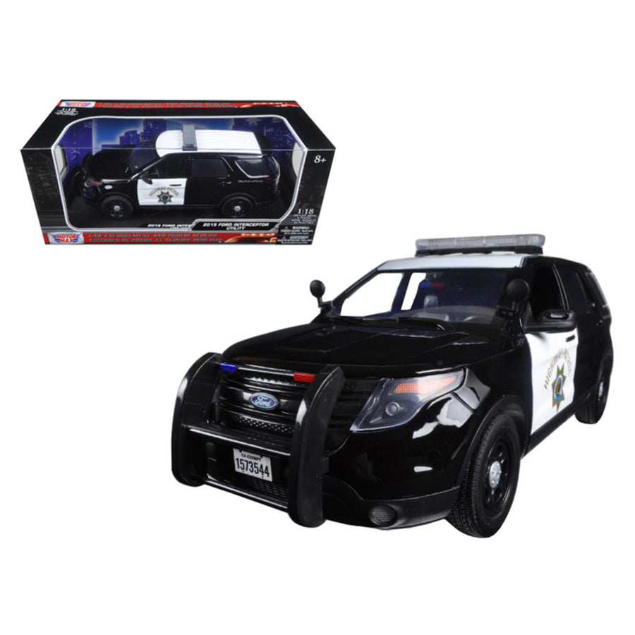 2015 Ford Pi Utility Interceptor Chp California Highway Patrol 1/18 Diecast Model Car By Motormax 73544