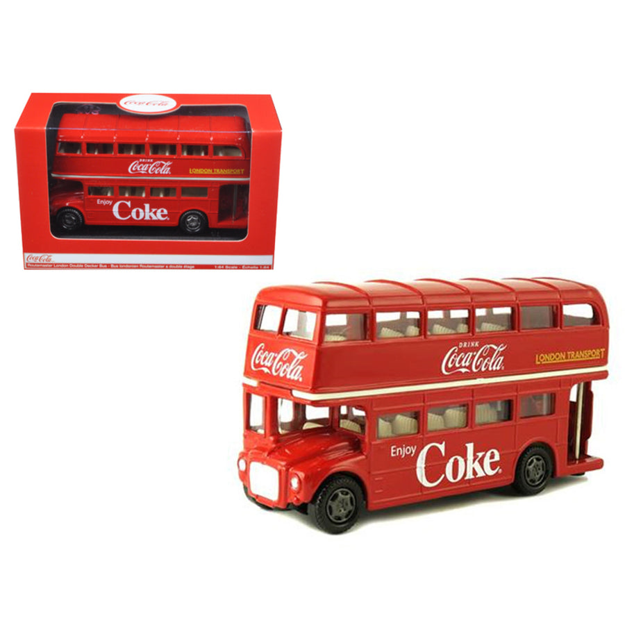 1960 Routemaster London Double Decker Bus Coca-cola 1/60 Diecast Model By Motorcity Classics 464001