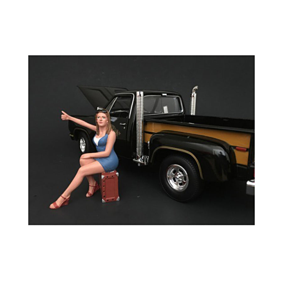 70s Style Figurine Vi For 1/18 Scale Models By American Diorama 77456