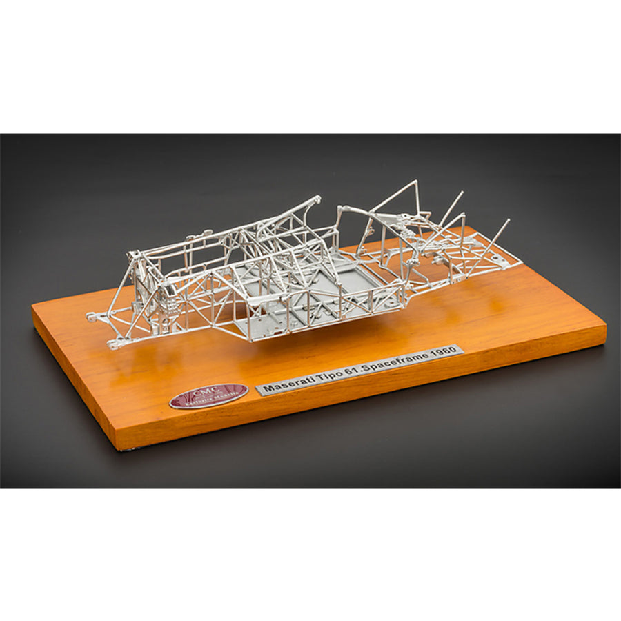 1960 Maserati Tipo 61 Birdcage Spaceframe 1/18 Diecast Model By Cmc 122