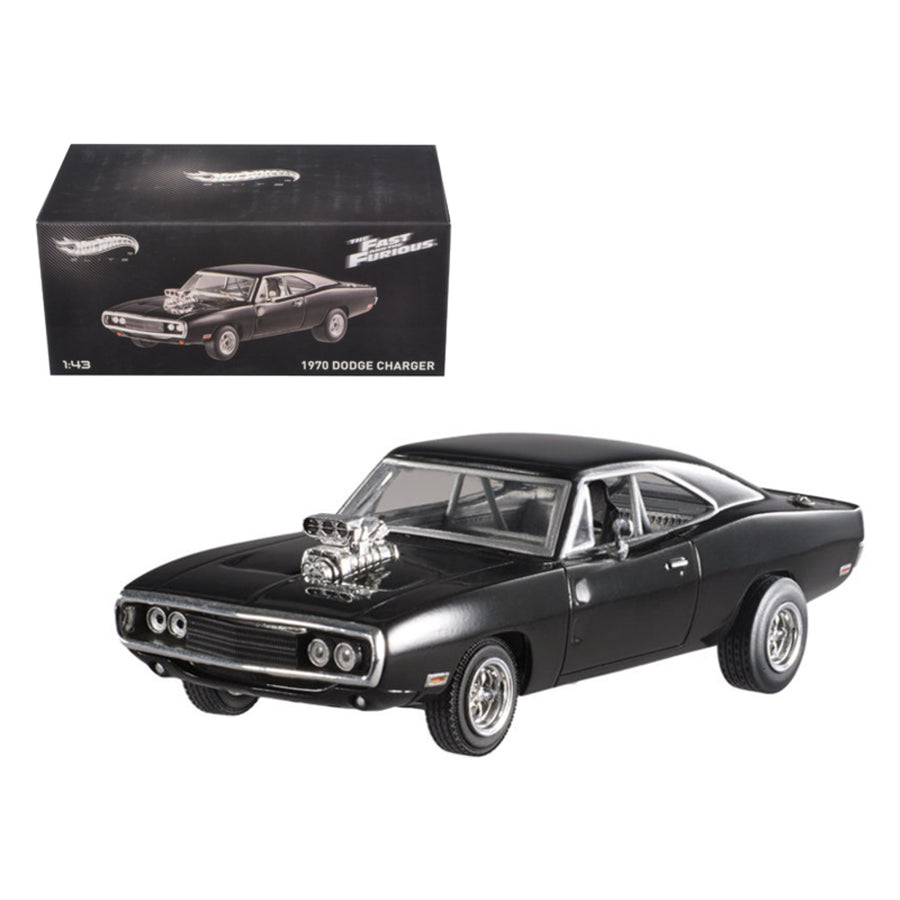 1970 Dodge Charger Elite Edition The Fast & Furious Movie 2001 1/43 Diecast Car Model By Hotwheels Bly27