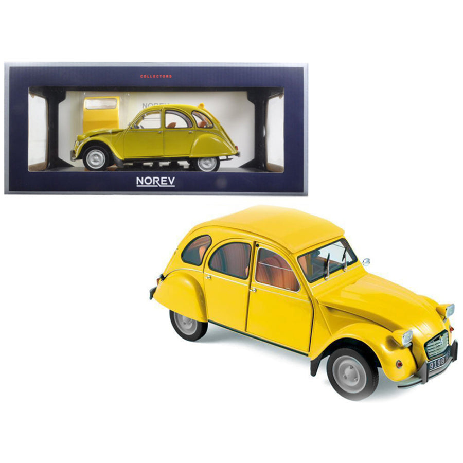 1979 Citroen 2cv 6 Club Mimosa Yellow 1/18 Diecast Model Car By Norev 181496