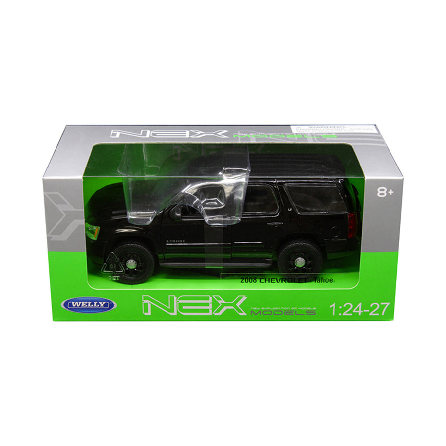 2008 Chevrolet Tahoe Unmarked Police Car Black 1/24-1/27 Diecast Model Car By Welly 22509wep-bk