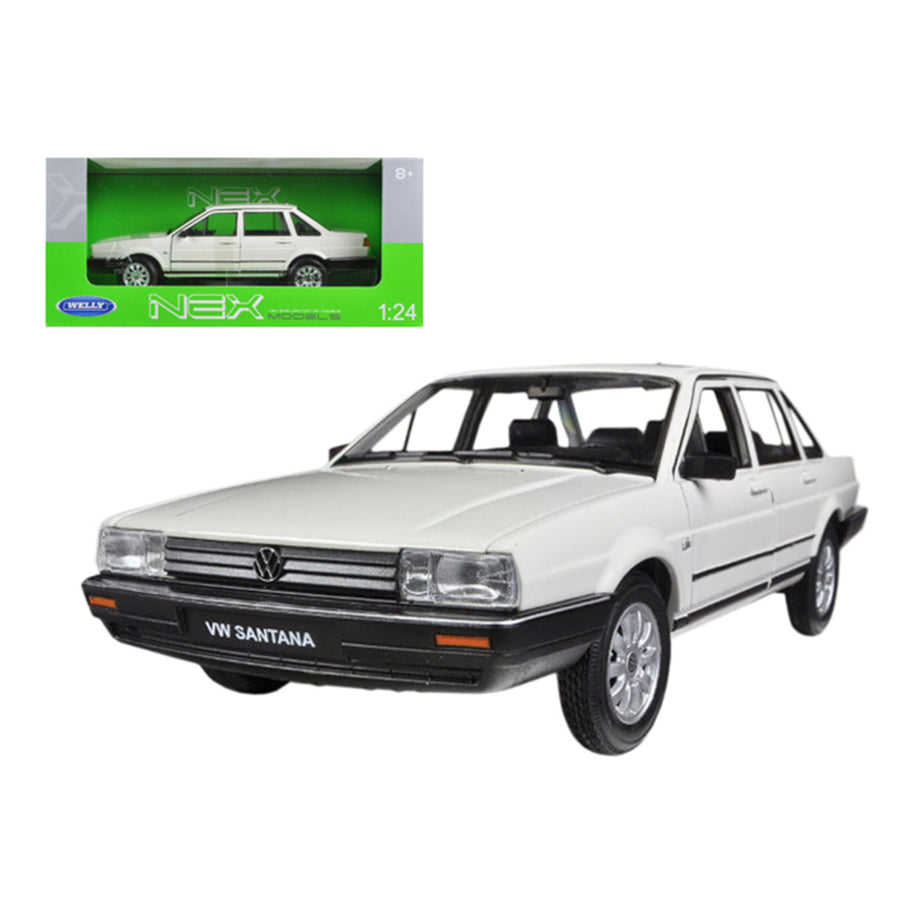 Volkswagen Santana Cream 1/24 Diecast Car Model By Welly 24036crm
