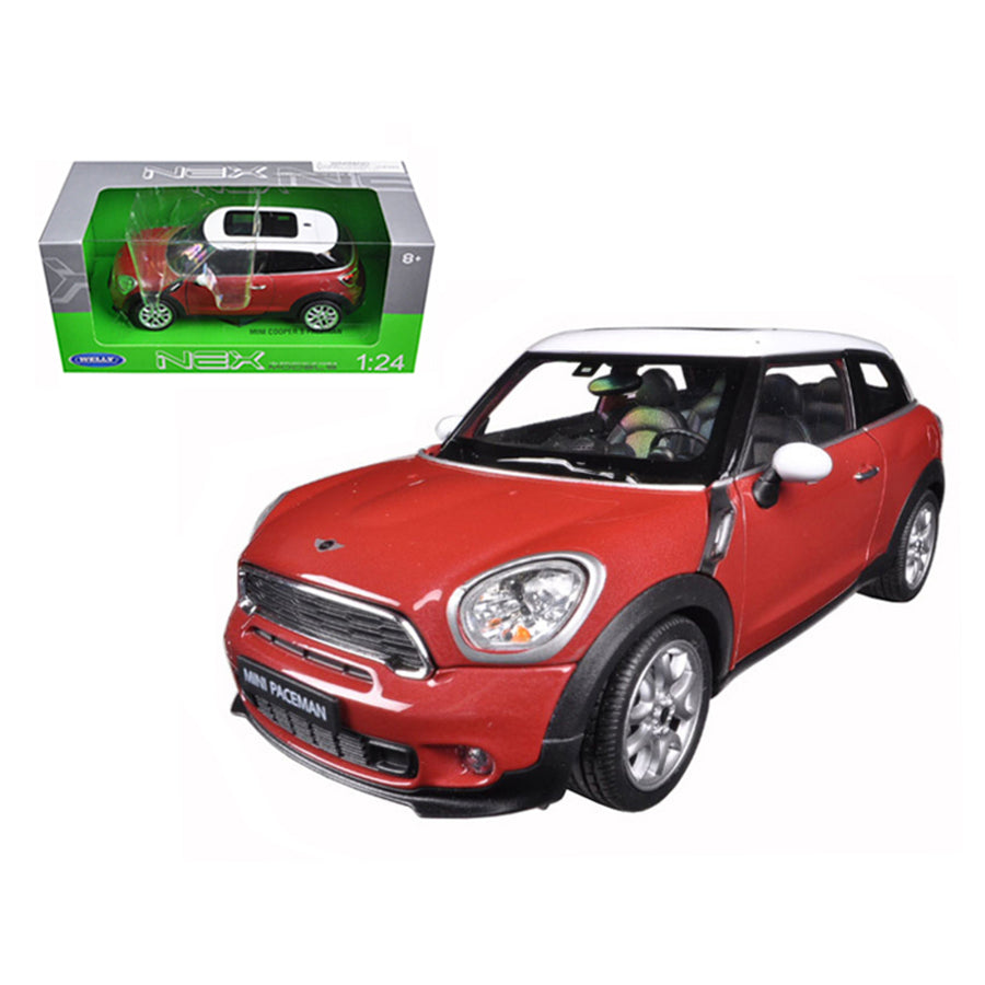 Mini Cooper S Paceman Red 1/24 Diecast Model Car By Welly 24050r