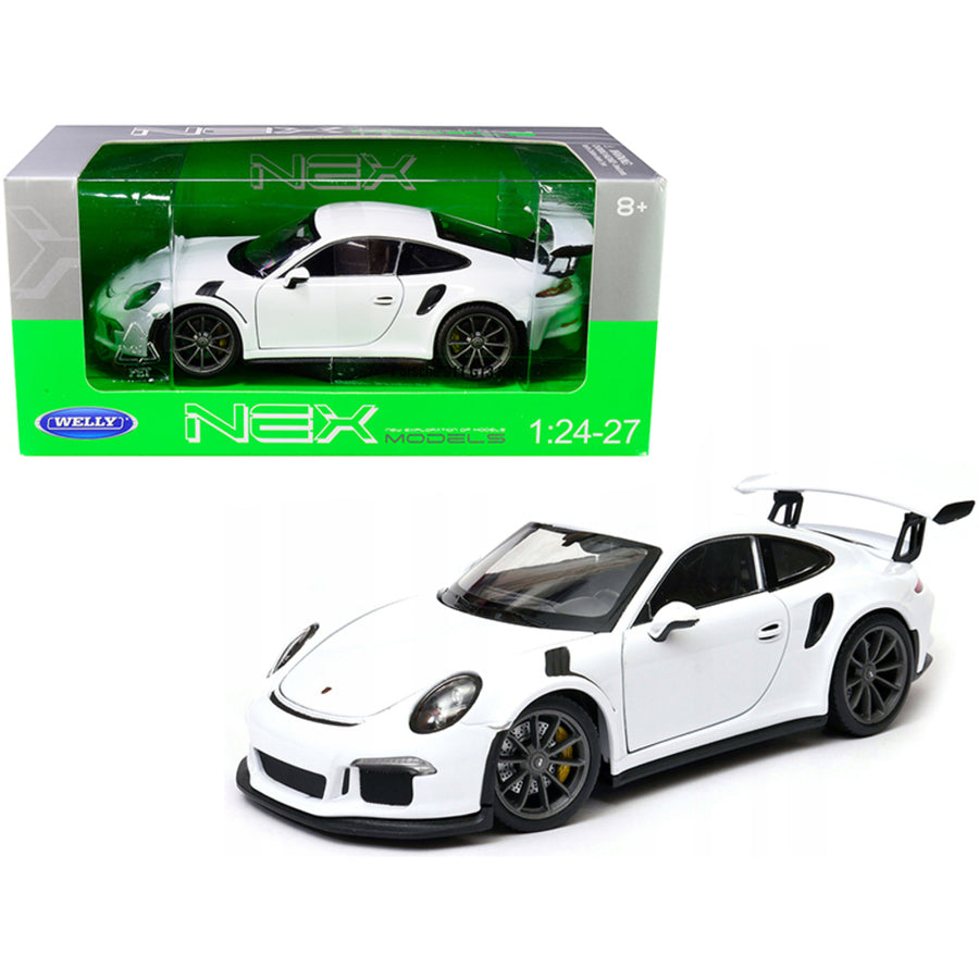 Porsche 911 Gt3 Rs White 1/24-1/27 Diecast Model Car By Welly 24080w