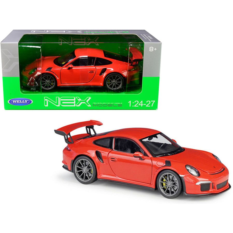 Porsche 911 Gt3 Rs Orange 1/24-1/27 Diecast Model Car By Welly 24080or