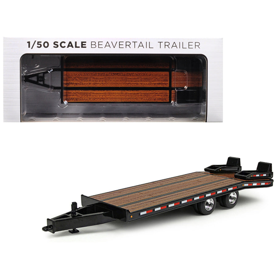 Beavertail Trailer Black 1/50 Diecast Model By First Gear 50-3228
